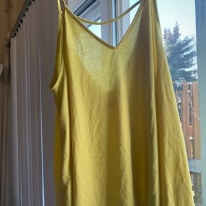 Urban outfitters yellow flowy tank size xs. Silence and noise.